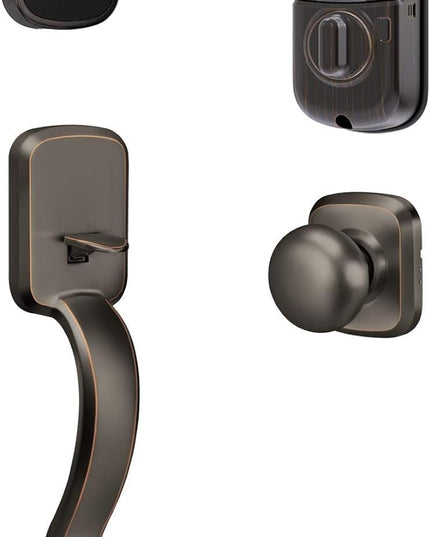 Yale Assure Lock SL, Wi-Fi Smart Lock with Ridgefield Handleset - Works with the Yale Access App, Amazon Alexa, Google Assistant, HomeKit, Phillips Hue and Samsung SmartThings, Oil Rubbed Bronze Yale