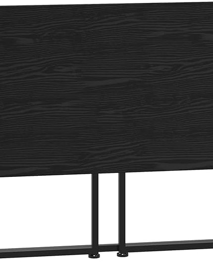 Techni Mobili Space Saving Folding Desk, Black - LeafyLoom