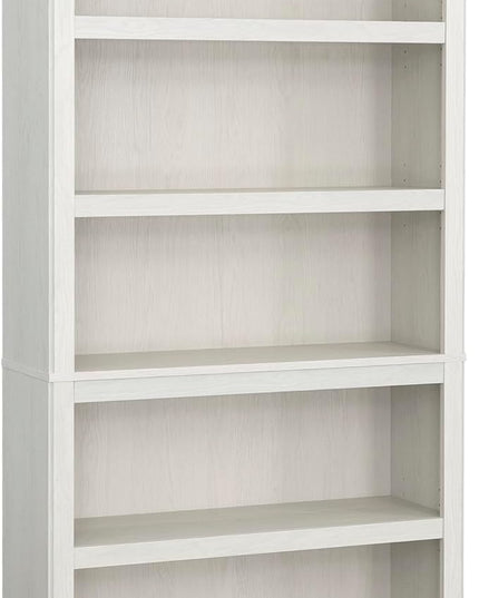 Sauder Miscellaneous Storage 5-Shelf Display Bookcase, Glacier Oak Finish - LeafyLoom