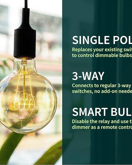 Zooz 800 Series Z-Wave Long Range Dimmer Switch ZEN72 800LR, White | Direct 3-Way (No Add-On Switch Needed) | Z-Wave Hub Required ZOOZ