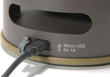 MoriMori design lamp with loudspeaker (basil moos) - LeafyLoom