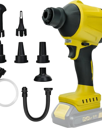 Cordless Dust Blower for Dewalt 20V Battery, Leaf Blower Brushless Handheld Inflator Cleaner Duster, for Cleaning,Inflating, Vacuum Compression - LeafyLoom