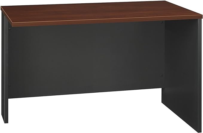 Bush Furniture BSHWC24424 Series C Collection 48W Return Bridge Hansen Cherry - LeafyLoom