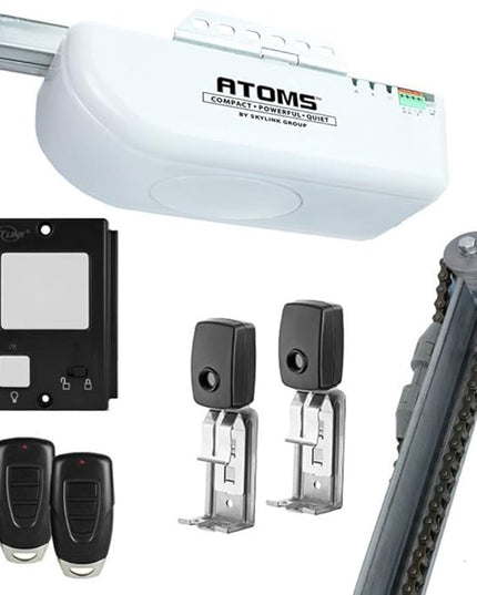 SKYLINK ATR-1722C 3/4 HPF Garage Door Opener with Extremely Quiet DC Motor, White SKYLINK