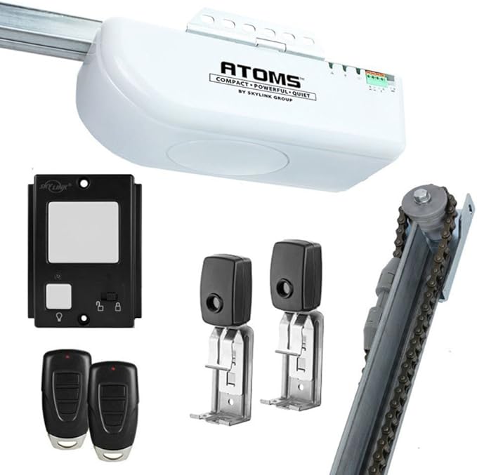 SKYLINK ATR-1722C 3/4 HPF Garage Door Opener with Extremely Quiet DC Motor, White SKYLINK
