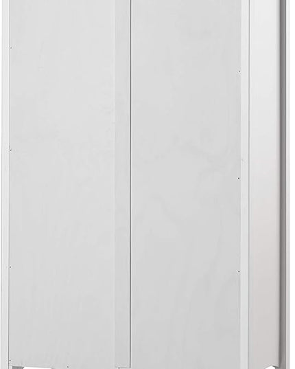 Camaflexi Shaker Style 4 Shelf Bookcase / Solid Wood / 48 inch High / Adjustable Shelving / Closed Back / Display Bookshelf for Living Room, Bedroom, Home and Office, White - LeafyLoom