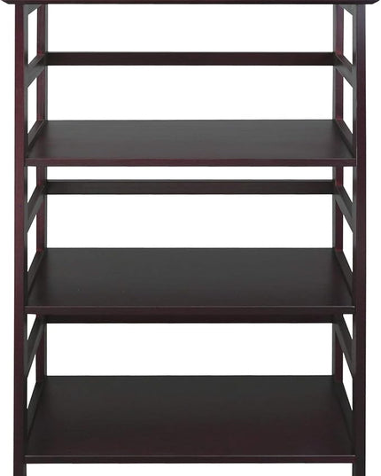 Casual Home Soho Manhattan 4-Shelf Bookcase 26 Wide - Espresso, 304-44 - LeafyLoom