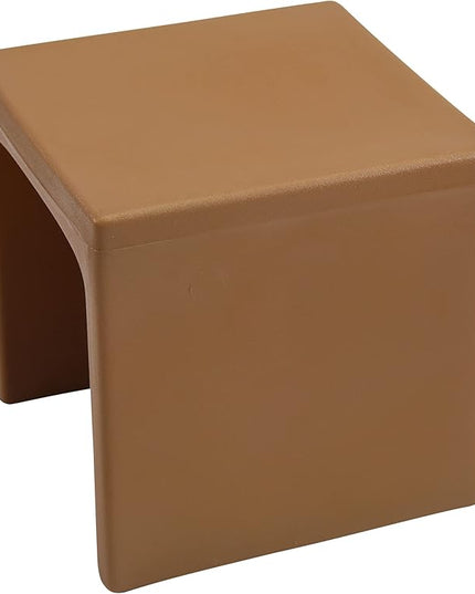 Children's Factory 3-in-1 Cube Chair for Kids, Flexible Seating Classroom Furniture, 1-Pack, Almond - LeafyLoom