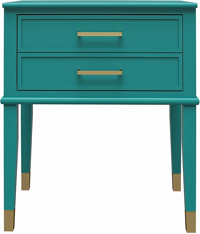 CosmoLiving by Cosmopolitan Westerleigh End Table, Emerald Green - LeafyLoom