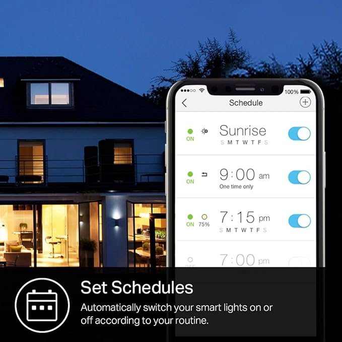 Kasa Smart Light Bulbs that works with Alexa and Google Home, Dimmable Smart LED Bulb, A19, 9W, 800Lumens, Soft White(2700K), CRI≥90, WiFi 2.4Ghz only, No Hub Required, 4 Count (Pack of 1)(KL110P4) KasaSmartbyTP-Link