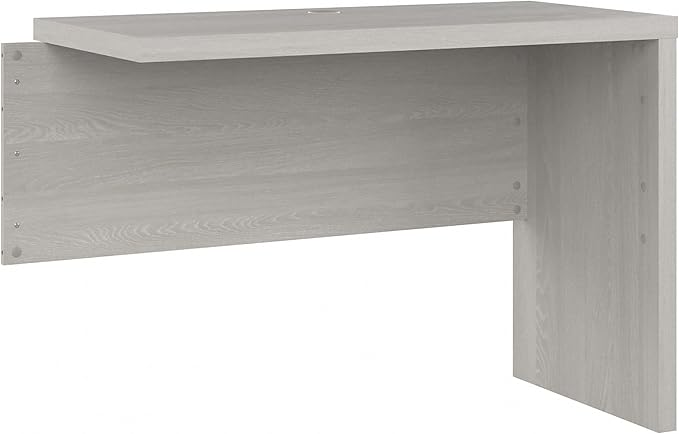 Bush Business Furniture Echo Desk Return/Bridge, Gray Sand - LeafyLoom