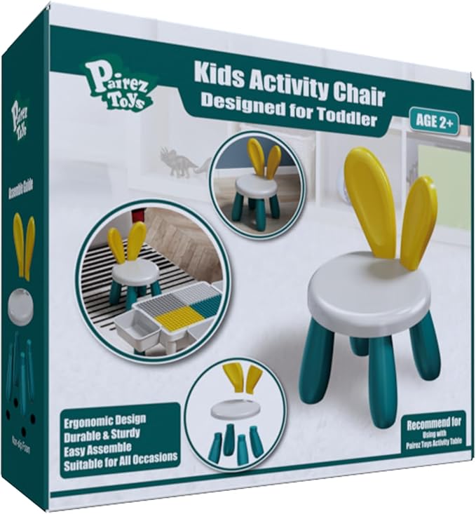 Small Plastic Chairs for Toddlers 2-3, Durable and Lightweight Kids Chairs, 10.5" Lx10.5 Wx16.9 H, Indoor or Outdoor Use for Boys & Girls 2-3 - LeafyLoom