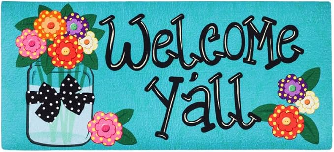 Evergreen Sassafras Bundle - Set of 5 Seasonal Interchangeable Entrance Doormats | Indoor and Outdoor |22-in x 10-in doormats and 30-in x 18-in tray | Non-slip backing | Low Profile | Home Décor - LeafyLoom