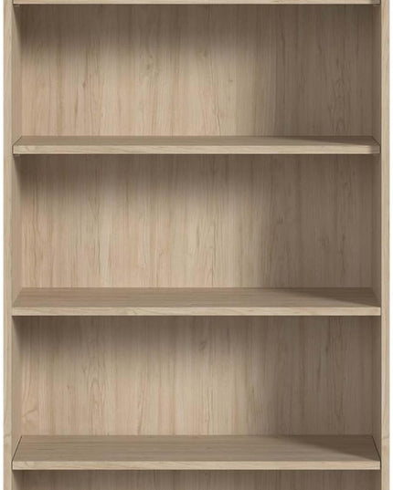 Bush Business Furniture Studio C Tall 5 Shelf Bookcase in Natural Elm, Large Bookshelf for Home or Professional Office - LeafyLoom