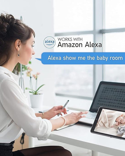 LaView 5G& 2.4GHz Security Cameras 4pcs, Home Security Camera Indoor 1080P, Wi-Fi Cameras Wired for Pet, Motion Detection, Two-Way Audio, Night Vision, Works with Alexa, iOS & Android & Web Access LaView