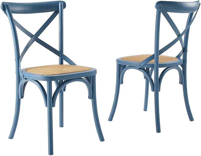 Modway Gear Side Set of 2, Two Dining Chairs, Harbor - LeafyLoom