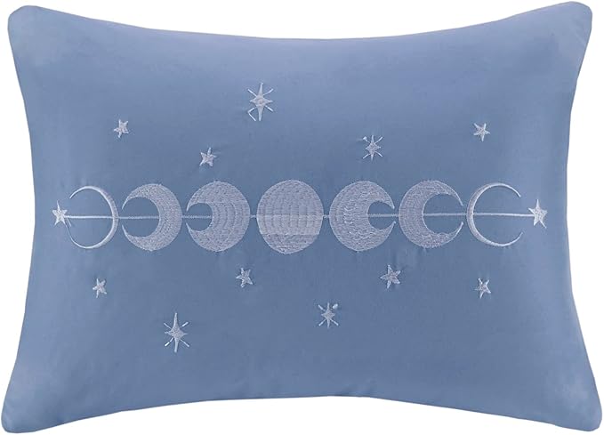 Intelligent Design Queen Comforter Set, Velvet Comforter Set , Luxury Diamond Quilting Comforter Set, Fluffy Comforter Bed Set with Decorative Pillowand 2 Shams, 4 Piece Blue, Full/Queen - LeafyLoom