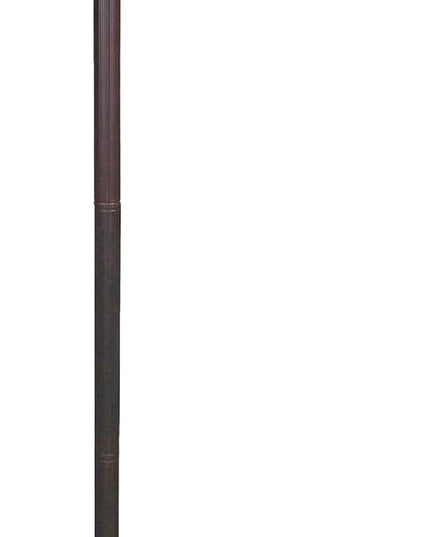 Amora Tiffany Floor Lamp Torchiere - Arched Style Peacock Floor Lamp - 62” Tall Peacock Floor Stained Glass Lamp - Tiffany Floor Lamps for Living Room - LeafyLoom