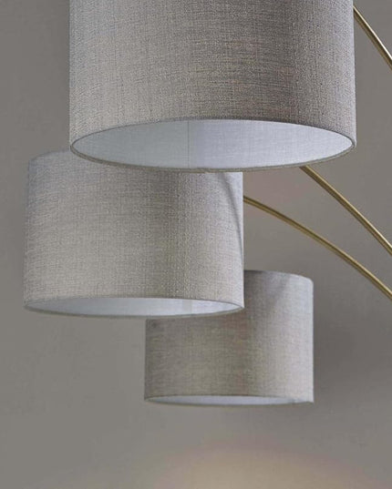 ADESSO Bergen 3-Arm Arc Lamp - LeafyLoom