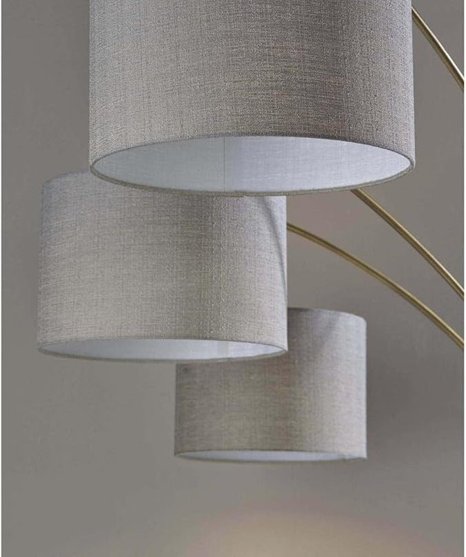 ADESSO Bergen 3-Arm Arc Lamp - LeafyLoom