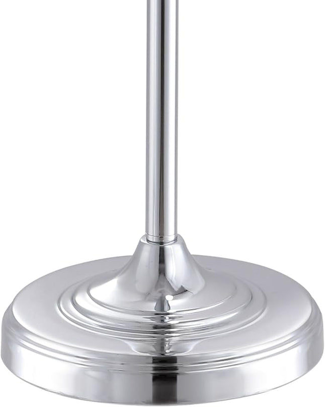 JONATHAN Y JYL2028A Aubrey 59.5" Crystal/Metal LED Floor Lamp Contemporary,Glam,Transitional for Bedrooms, Living Room, Office, Reading, Clear/Chrome - LeafyLoom