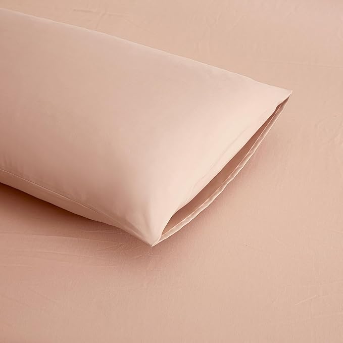 Blush Pink Queen Sheet Set - Hotel Luxury Bed Sheets 4 Pieces Cooling Sheets for Queen Size Bed - Easy Care Bedding Sheets & Pillowcases - 16" Deep Pocket - Wrinkle,Fade,Stain Resistant - LeafyLoom