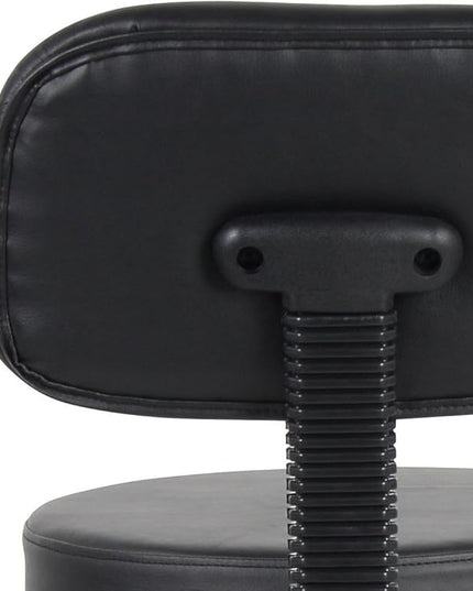 Boss Office Products Be Well Medical Spa Drafting Sool with Back in Black - LeafyLoom
