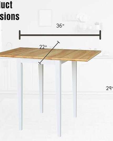 International Concepts Drop Leaf Dropleaf Table - LeafyLoom