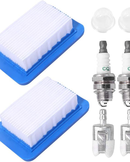 Air Filter Spark Plug for Echo Backpack Leaf Blower 2 Stroke Engine PB-403 PB-403H PB-403T PB-413,PB-413H PB-413T PB-500H PB-500T PB-580H PB-580T PB-620 PB-650 PB-650H Fuel Repower Tune-Up Kit - LeafyLoom