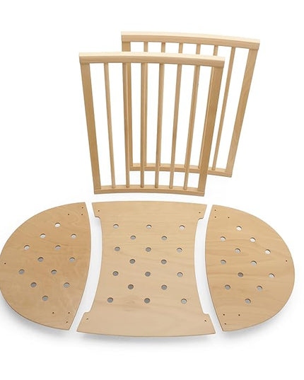 Stokke Sleepi Bed Extension, Natural - Convert Stokke Sleepi Mini Crib Into Stokke Sleepi Bed - Suitable for Children Up to 3 Years - Mattress Sold Separately - Extends Bed to 50 Inches - LeafyLoom