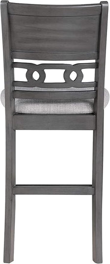 New Classic Furniture Gia Counter Chairs, Set of 2, Gray - LeafyLoom