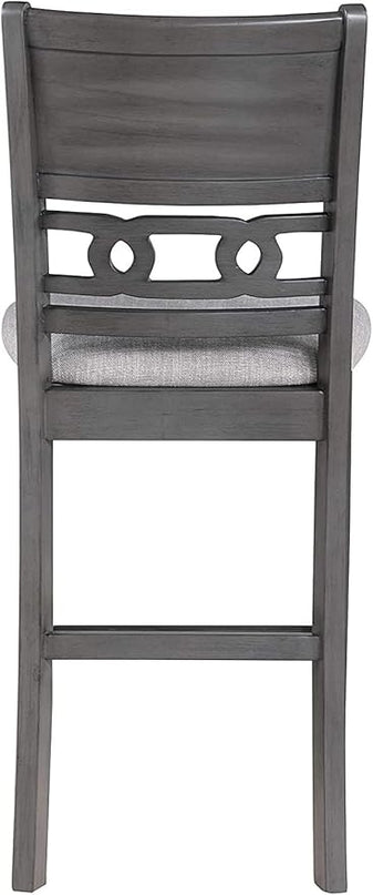 New Classic Furniture Gia Counter Chairs, Set of 2, Gray - LeafyLoom