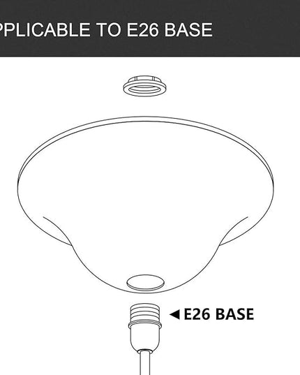 Antique Glass Lamp Shade for Floor lamp, Alabaster Torchiere Lamp Shade Replacement, Floor Lamp Replacement Parts (White Alabaster, 12'') - LeafyLoom