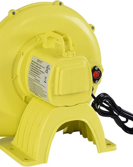 350W Air Blower, Pump Fan Commercial Inflatable Bouncer Blower, Perfect for Inflatable Water Bounce House, Jumper, Bouncy Castle Yellow - LeafyLoom