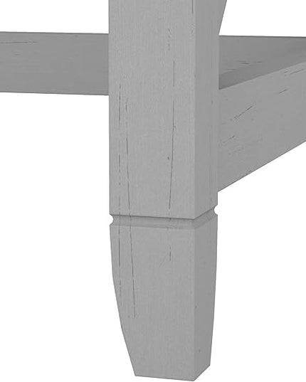 Bush Furniture Key West 48W Writing Desk in Cape Cod Gray - LeafyLoom