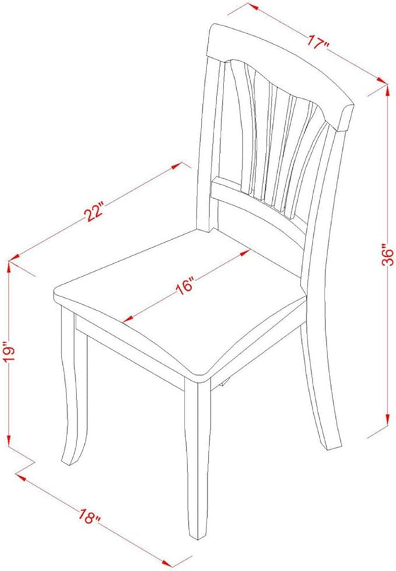 East West Furniture ANAV3-OAK-C 3 Piece Room Set Contains a Round Wooden Table with Pedestal and 2 Linen Fabric Kitchen Dining Chairs, 36x36 Inch - LeafyLoom
