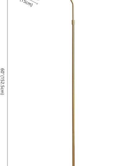 Safavieh FLL4042A Lighting Collection Grania Gold and Black 60-inch Floor Lamp, H - LeafyLoom