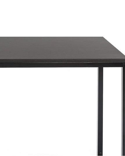 ZINUS Jennifer 55 Inch Black Frame Desk, Computer Workstation, Office Desk, Easy Assembly, Deep Espresso - LeafyLoom