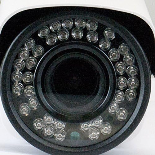 GW Security 5 Megapixel 2592 x 1920 Pixel Super HD 1920P Outdoor PoE 120FT Night Vision Weatherproof Security IP Camera with 2.8-12mm Varifocal Zoom Len GW+Security