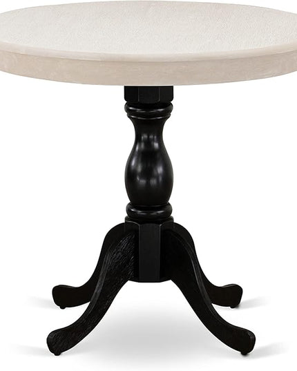 East West Furniture Dining Table, 36x36 Inch, AMT-ACB-TP - LeafyLoom
