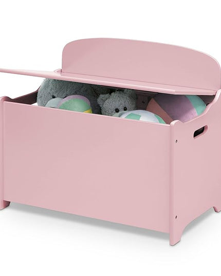 Delta Children MySize Deluxe Toy Box, Dusty Rose - LeafyLoom