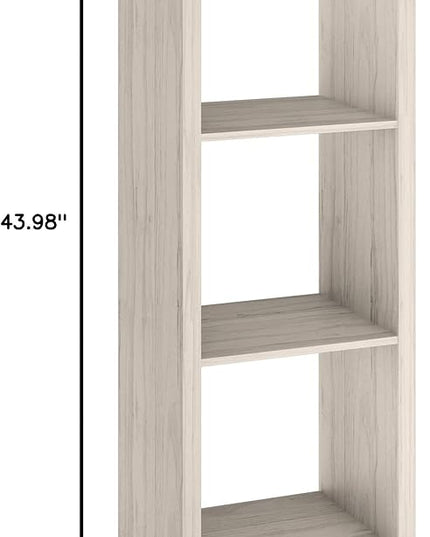 ClosetMaid 4543 Decorative Open Back 3-Cube Storage Organizer, Bleached Walnut - LeafyLoom