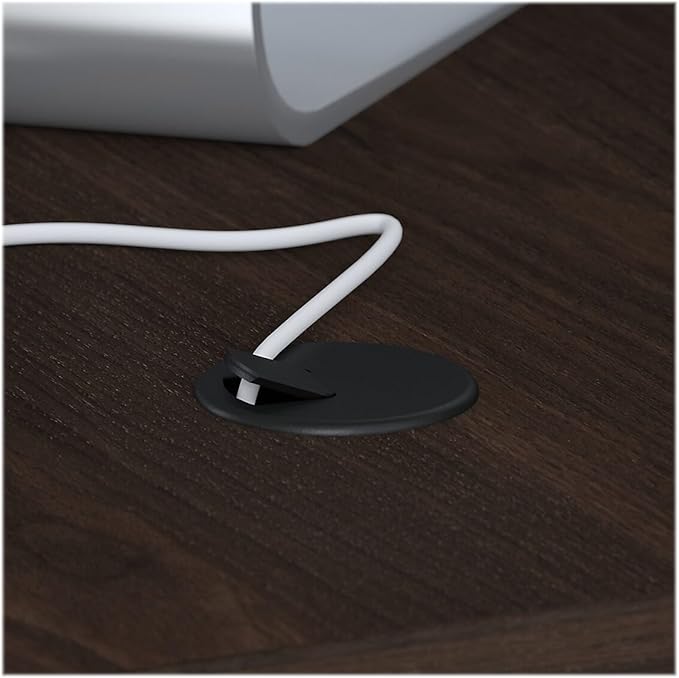 Bush Business Furniture Studio C Office Desk, Computer Table for Home or Professional Workspace, 72W x 30D, Black Walnut - LeafyLoom