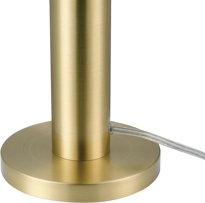 Globe Electric Novogratz x 65856 Olivia 12" Table Lamp, Matte Brass - LeafyLoom