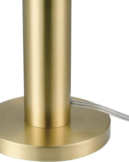 Globe Electric Novogratz x 65856 Olivia 12" Table Lamp, Matte Brass - LeafyLoom