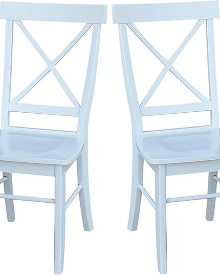 International Concepts X Back Chair, Wood - LeafyLoom