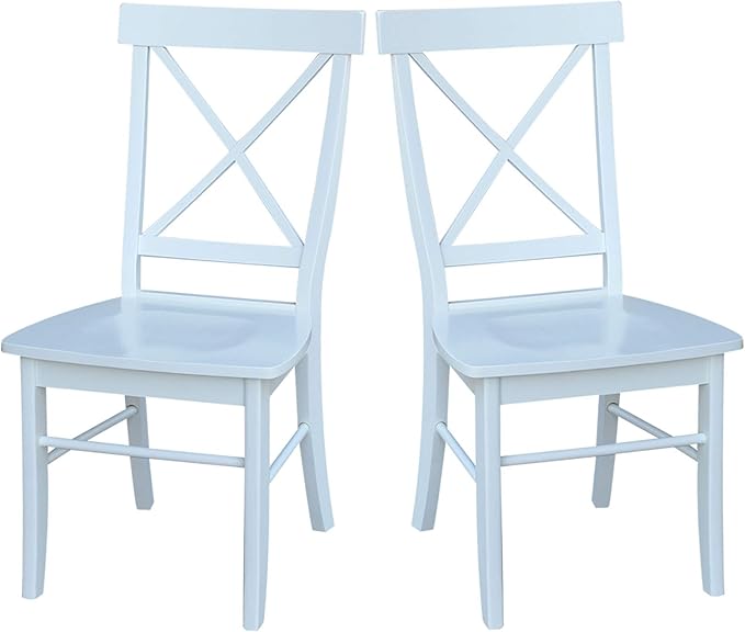 International Concepts X Back Chair, Wood - LeafyLoom