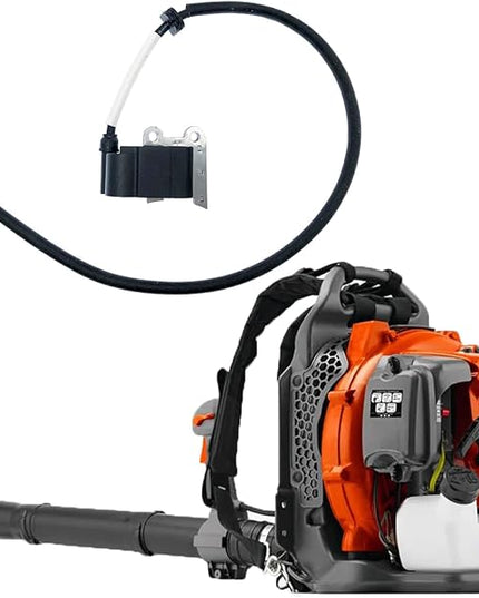 HEPENG 502846401 Ignition coil for Husqvarna Backpack blower 150BT/350BT/150BF/350BF,Replaces coil 511492901,Replace IKEDA-D RML DO-2 - LeafyLoom