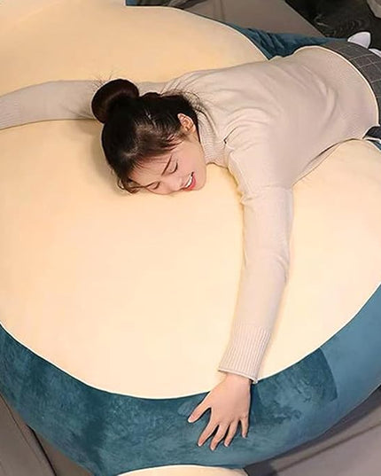 Giant Bean Bag Chair Cover Unstuffed Large Size Bed Pillow Plush Bean Bag for Holiday Birthday Gifts (150cm/59inch, Smile style) - LeafyLoom