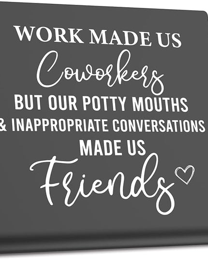 Work Bestie Gifts for Women Colleagues Coworkers Gift Office Desk Decor New Job Good Luck Goodbye Gifts For Coworkers Boss Women Friends Farewell Going Away Goodbye Gifts for Coworker dksg16 - LeafyLoom